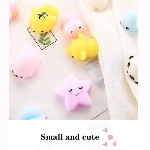 10 Pcs Random Release Pressure Toy Small Animals Parent Chil