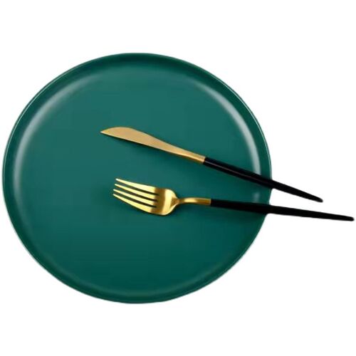 dinner plates ceramic steak plate dishes 西餐盘 western food