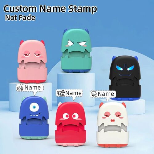 Baby Name Stamp Custom-made DIY Gift for Children Seal Stude