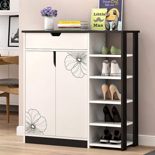 shoe cabinet rack box storage wooden drawer High Capacity