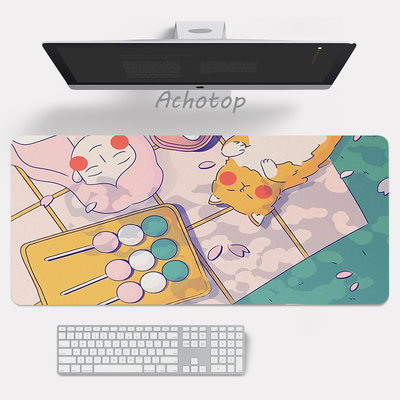 Large Anime Pink Mousepad Gamer Cute Kawaii XXL Gaming Mouse