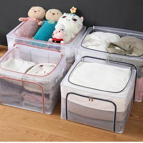 clothes storage box wardrobe layered finishing artifact fold