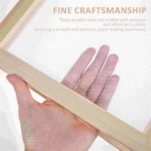 Mould and Deckle Wooden Paper Screen Handmade Frame Making