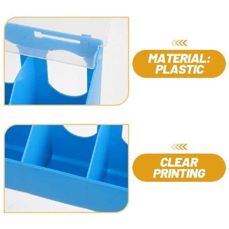 2pcs Blue Feed Box Pigeon Cages 