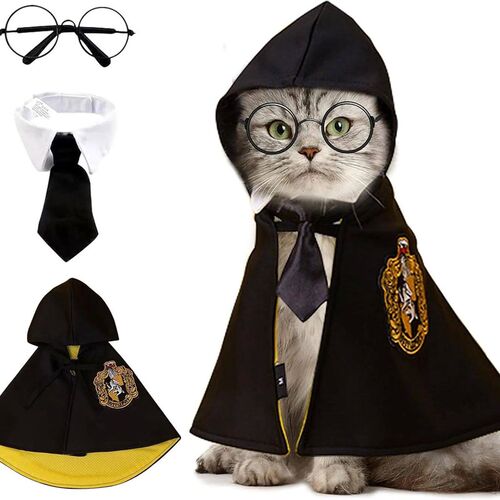 Dog Costume Pet Cat Cosplay Cloak College Pet Clothes Small