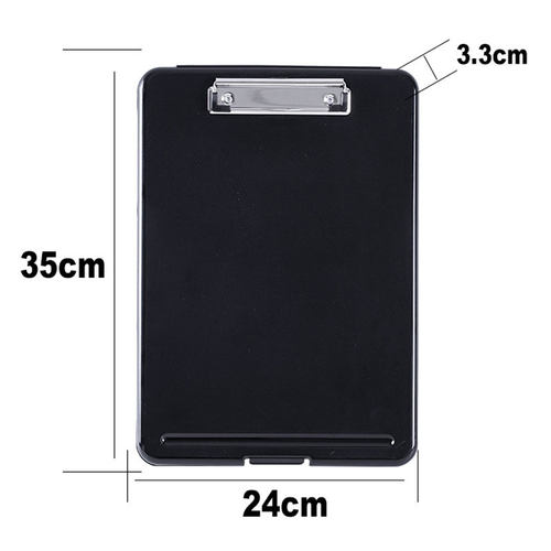 Multifunction A4 Paper File Document Storage Box With Folder