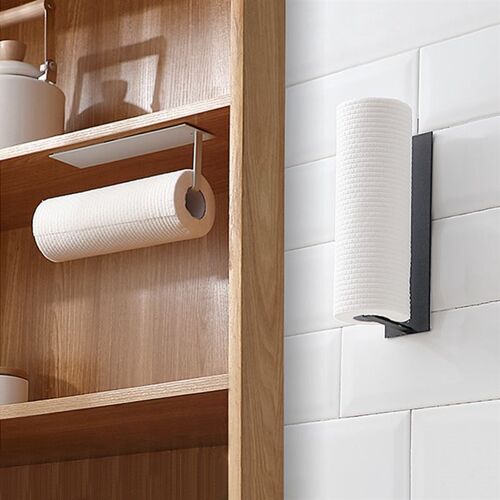 storage rack shelf steel cabinet kitchen paper roll towel