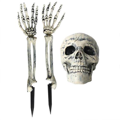 Skull horror prop Halloween Grounded Skeleton Ghost hand骷髅