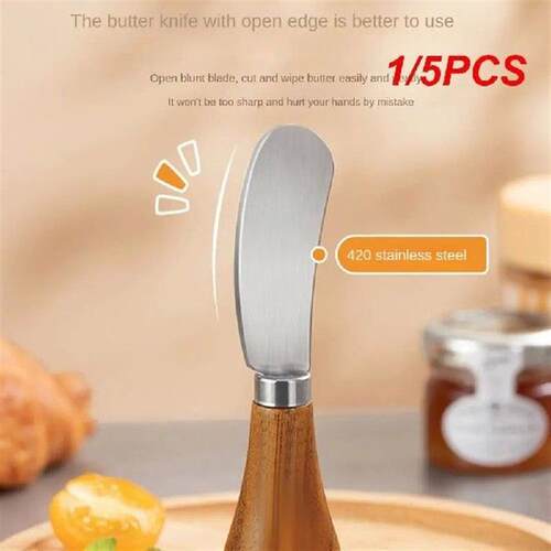 1/5PCS Butter Knife Stand-up Design Mini Size Stylish