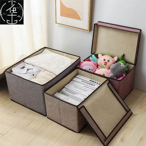 foldable storage box clothes 衣柜收纳箱大容量家用布艺可折叠