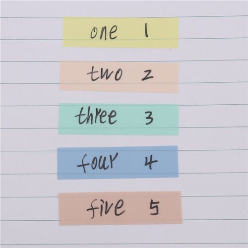 New Color 100 Sheets Self Adhesive Memo Pad Sticky Notes Boo