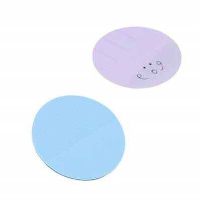 Morandi color round sticky note translucent PET note note
