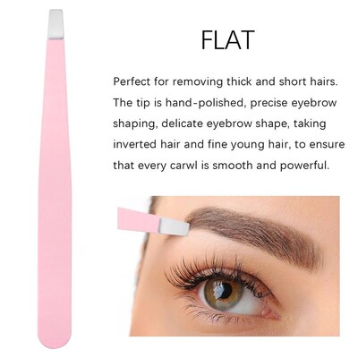 4/6pcs Eyebrow Tweezers Set Stainless Steel Hair Removal Eye