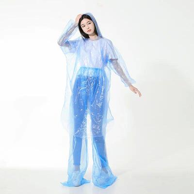 Disposable Rain Pants Thickened Pack Foot Drift Waterproof S