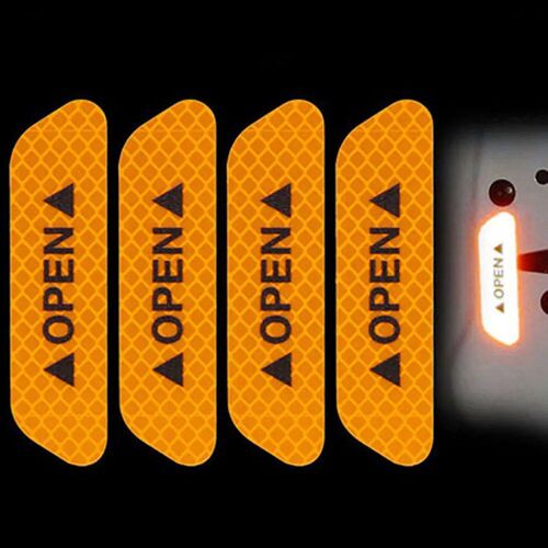 4PCS Car Accessories Car ers Reflective Warning er Wheel Eye