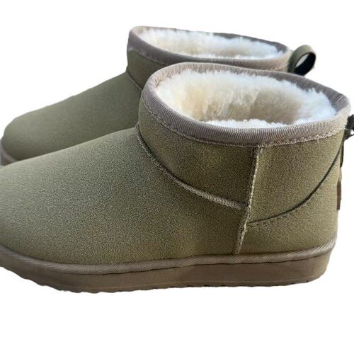 Snow Boots Womens 2025 Round Toe Large Size tton Shoes Stud