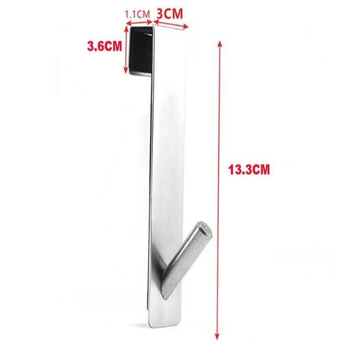 Stainless Steel pOver Glass Door Shower Door Back淋浴门挂钩
