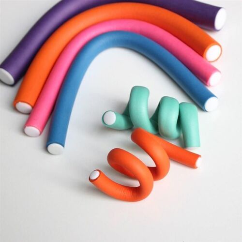 10pcs/set Beautiful And Cute Bendy Hair Curler Rollers Rubbe