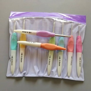 Crochet Hook Mix Size Crochets Soft Handle DIY Knitting Need