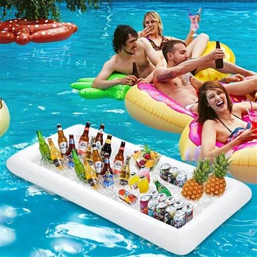 1pc Inflatable Ice , Water Party Fruit Beverage Inflatable