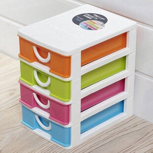 Multilayer plastic cabinets and drawer storage cabinets Je