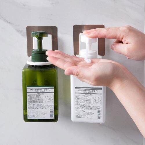 Bathroom Storage Shower Gel Hanging Rack Suction Wall-mounte