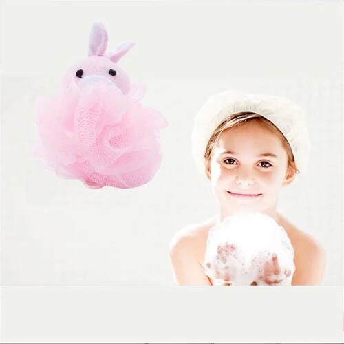 Cartoon Bath Flower Bath Ball Milk Shower Accessories Bathro