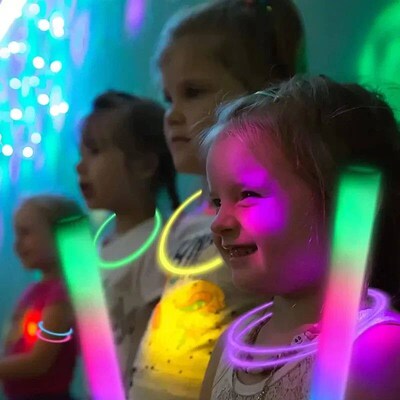 60pcs LED Foam Glow s Flashing Glow Batons Cheer Tube Glow i