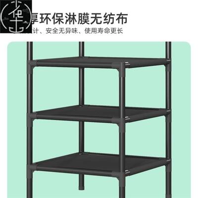 Simple clothes hanger coat storage rack shoe shelf stool