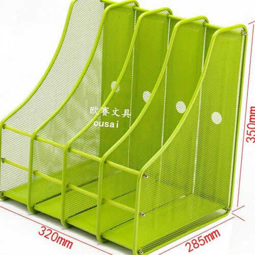 office supplies metal mesh file rack desk file folder-