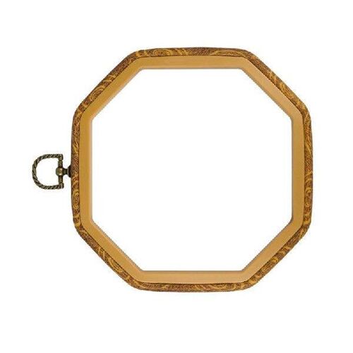 Octagonal Embroidery Hoop Stitching Hoop Imitated Wood