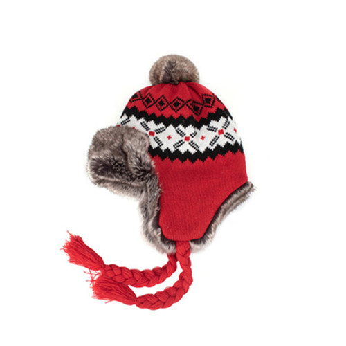 Winter Hat Russian Bomber Hats For Women Men Warm Snow Hat W