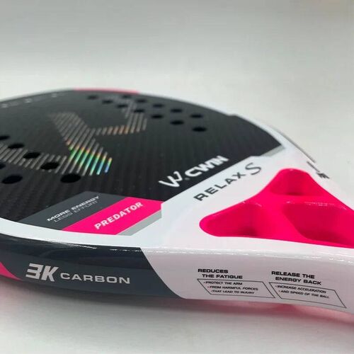 3K Camewin Beach Tennis Racket Full Carbon Fiber Rough Surfa