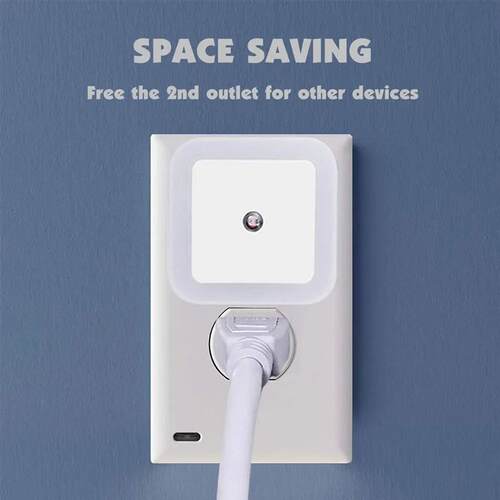 Mini LED Night Light EU/US Plug in Dusk to Dawn Sensor Wall