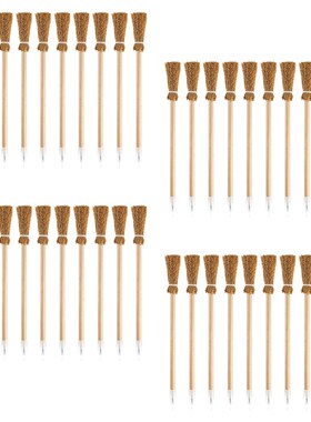 40 Pcs Witch Broom Pencils for Halloween Broomstick Ballpoin