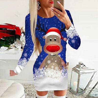 Christmas clothes Women Dress for Santa Claus Xmas Dresse