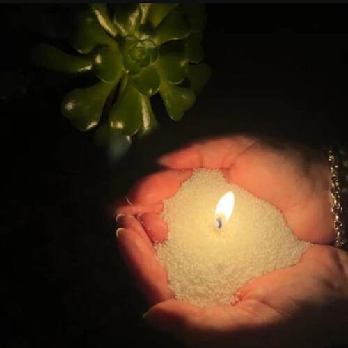 Sand Candle With Wicks, Refillable Wax Sand, DIY Candle Sand