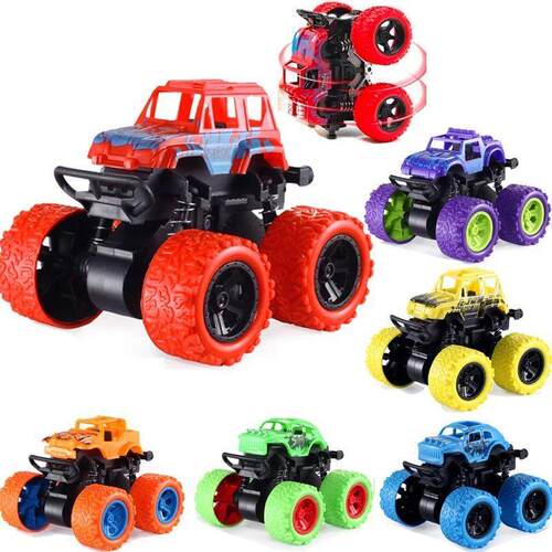 Hot Toys Car Monster Truck Four-wheel Drive Vehicle Stunt Du