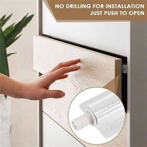 【NEW】6 Pcs Magnetic Push Latch Catch For Cabinet Door,