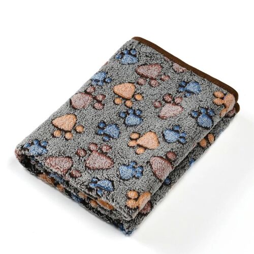 Warm Pet Cat Blanket Autumn Winter Cozy Thicken Fleece Kitte