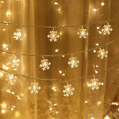 Snowflakes String Light LED lamp Christmas Tree Ornament