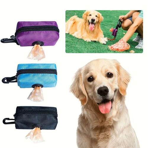 Dog Poop Bag Dispenser Bags Pet Waste Garbage Disposable Out