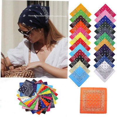 女人的头巾 scarf outdoor riding turban bandana 方头巾骑行