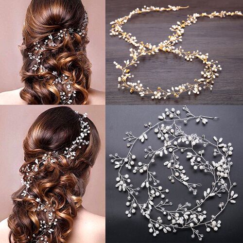 Western Wedding Fashion Headdress For Bride Handmade Wedding