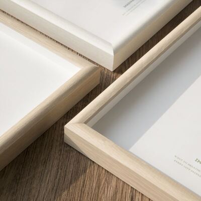 Nordic simple wooden photo frame square picture frames 相框