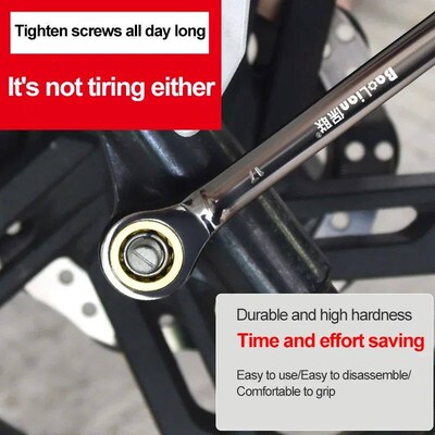 6-32mm Universal Torx Wrench Adjustable Torque 72-tooth Ratc
