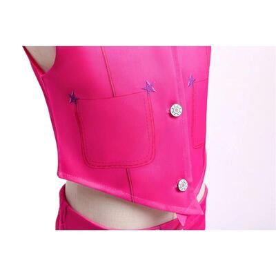 Girls Pink Cowboy Look Costume Hot Movie Margot Robbie Role