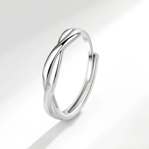 Endless Love Couple Rings Simple Interwoven Open Ring Fashio