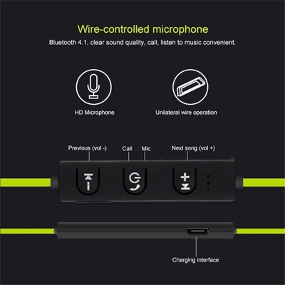 558 Wireless Bluetooth Earphones Earloop Headphones Fone de