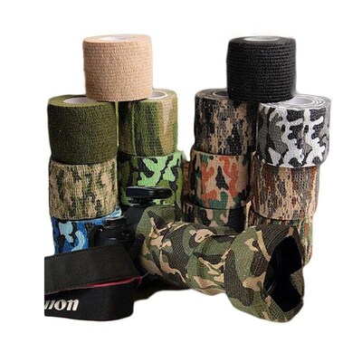 Elastic Wrap Tape Army Adhesive Outdoor Hunting Camouflage S